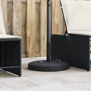 Gossi suport umbrela pentru stalpi Ø38 / 48 mm, 25 kg, rotund