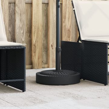 Gossi suport umbrela pentru stalpi Ø38 / 48 mm, 25 kg, rotund