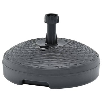 Gossi suport umbrela umplut nisip/apa antracit 20 l plastic ratan