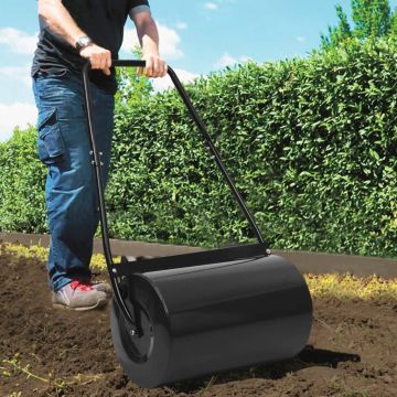 Gossi tavalug de gazon, negru, 63 cm, 50 l