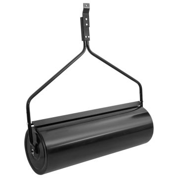 Gossi tavalug pentru gazon de gradina, negru, 63 l, fier