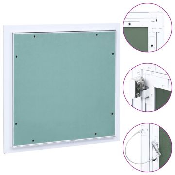 Gossi trapa de acces din gips-carton, cadru de aluminiu, 400 x 400 mm
