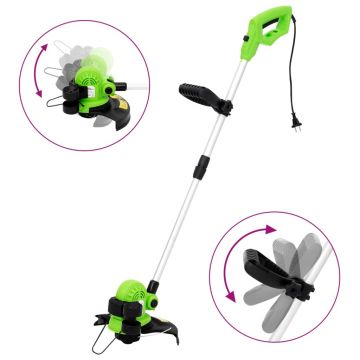 Gossi trimmer de gazon electric cu tija telescopica, 29 cm, 550 w