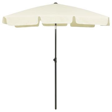 Gossi umbrela de plaja, galben nisip, 180x120 cm