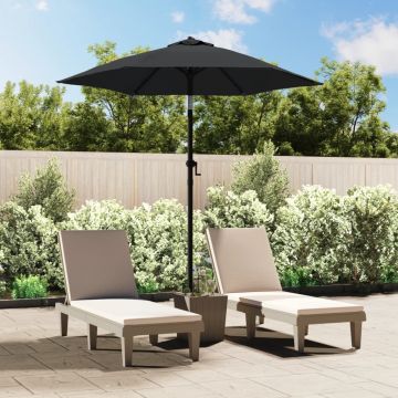 Gossi umbrela de soare, antracit, 200 x 224 cm, aluminiu