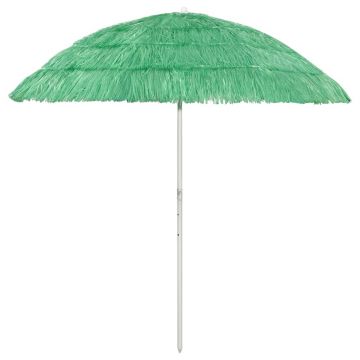 Gossi umbrela de soare de plaja hawaii, verde, 240 cm