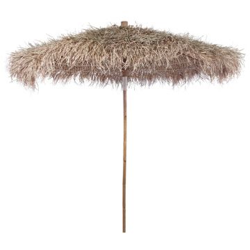 Gossi umbrela din bambus cu umbrar din frunze de bananier, 270 cm