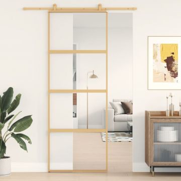 Gossi usa glisanta auriu 76x205 cm sticla esg transparenta/aluminiu