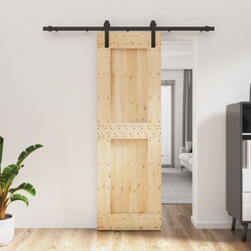 Gossi usa glisanta cu set de feronerie 70x210 cm, lemn masiv de pin