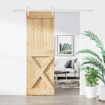 Gossi usa glisanta cu set de feronerie 70x210 cm, lemn masiv de pin