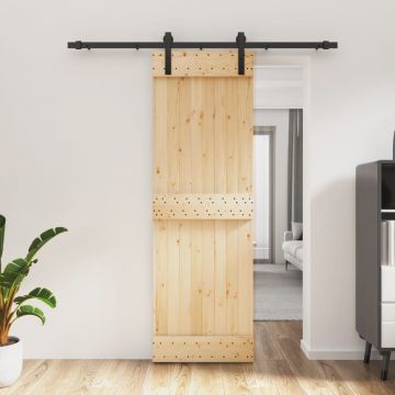 Gossi usa glisanta cu set de feronerie 70x210 cm, lemn masiv de pin