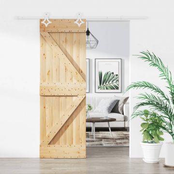 Gossi usa glisanta cu set de feronerie 70x210 cm, lemn masiv de pin
