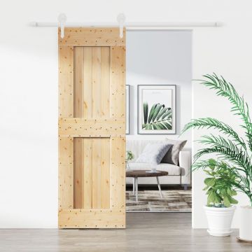 Gossi usa glisanta cu set de feronerie 70x210 cm, lemn masiv de pin