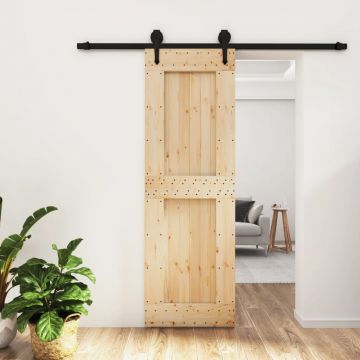 Gossi usa glisanta cu set de feronerie 70x210 cm, lemn masiv de pin