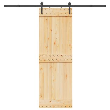 Gossi usa glisanta cu set de feronerie 70x210 cm, lemn masiv de pin