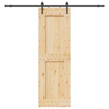 Gossi usa glisanta cu set de feronerie 70x210 cm, lemn masiv de pin