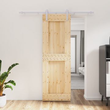 Gossi usa glisanta cu set de feronerie 70x210 cm, lemn masiv de pin