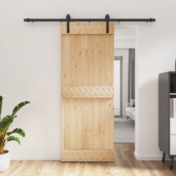 Gossi usa glisanta cu set de feronerie 80x210 cm, lemn masiv de pin
