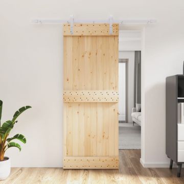 Gossi usa glisanta cu set de feronerie 80x210 cm, lemn masiv de pin