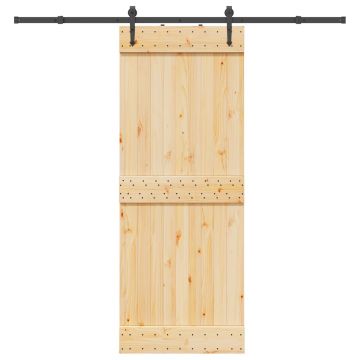 Gossi usa glisanta cu set de feronerie 80x210 cm, lemn masiv de pin