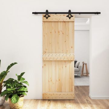 Gossi usa glisanta cu set de feronerie 80x210 cm, lemn masiv de pin