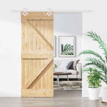 Gossi usa glisanta cu set de feronerie 80x210 cm, lemn masiv de pin
