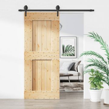 Gossi usa glisanta cu set de feronerie 85x210 cm, lemn masiv de pin