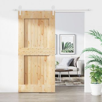 Gossi usa glisanta cu set de feronerie 95x210 cm, lemn masiv de pin