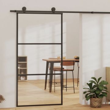 Gossi usa glisanta cu set feronerie, 102x205 cm, sticla esg/aluminiu