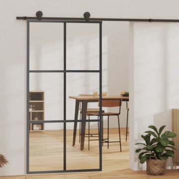 Gossi usa glisanta cu set feronerie, 102x205 cm, sticla esg/aluminiu