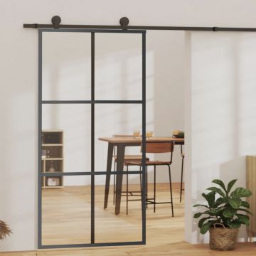 Gossi usa glisanta cu set feronerie, 102x205 cm, sticla esg/aluminiu