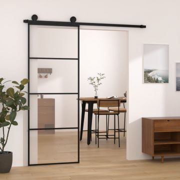 Gossi usa glisanta cu set feronerie, 76x205 cm, sticla esg/aluminiu