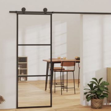 Gossi usa glisanta cu set feronerie, 76x205 cm, sticla esg/aluminiu