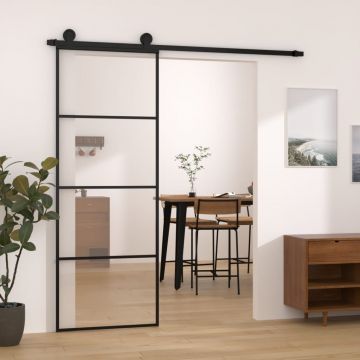 Gossi usa glisanta cu set feronerie, 76x205 cm, sticla esg/aluminiu