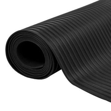 Covoras de cauciuc anti-alunecare 5 x 1 m, cu nervuri late