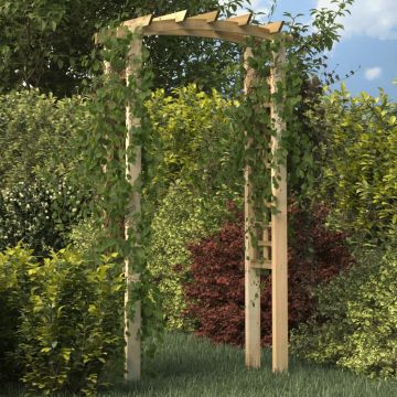 Gossi arcada cu spalier, 110x60x210 cm, lemn masiv de pin tratat