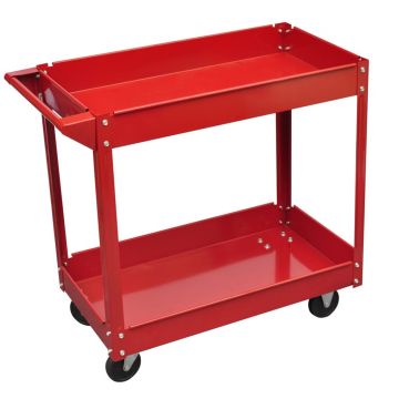 Gossi carucior pentru scule de atelier, 100 kg, rosu