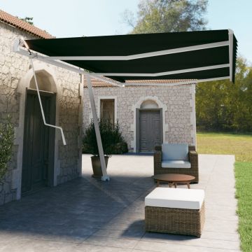 Gossi copertina autonoma retractabila automat, antracit, 600x350 cm