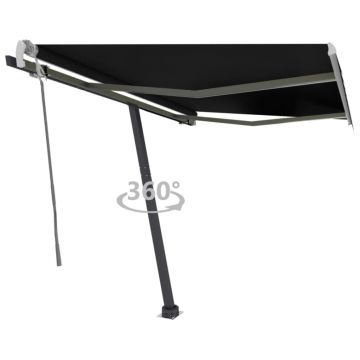 Gossi copertina autonoma retractabila manual, antracit, 350x250 cm