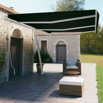 Gossi copertina autonoma retractabila manual, antracit, 600x350 cm