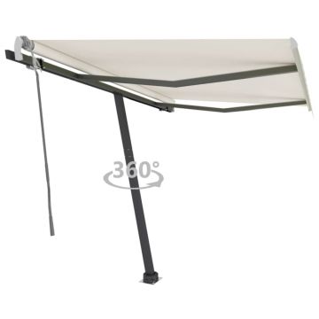 Gossi copertina autonoma retractabila manual, crem, 350x250 cm