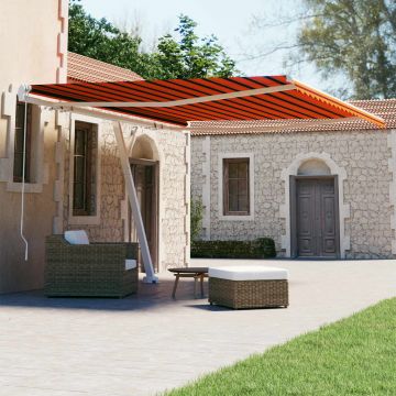 Gossi copertina autonoma retractabila manual, oranj/maro, 450x300 cm