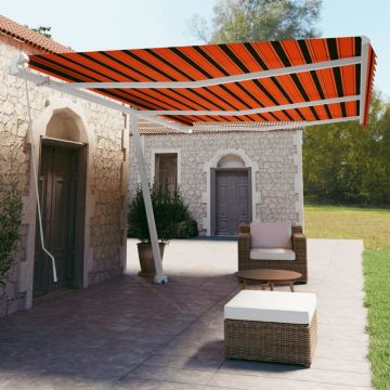 Gossi copertina autonoma retractabila manual, oranj/maro, 600x350 cm