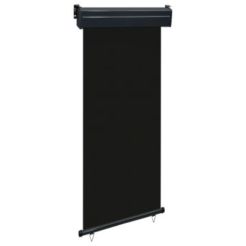 Gossi copertina laterala de balcon, negru, 80 x 250 cm
