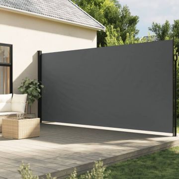 Gossi copertina laterala retractabila, antracit, 220x500 cm