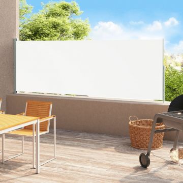 Gossi copertina laterala retractabila de terasa, crem, 220 x 500 cm