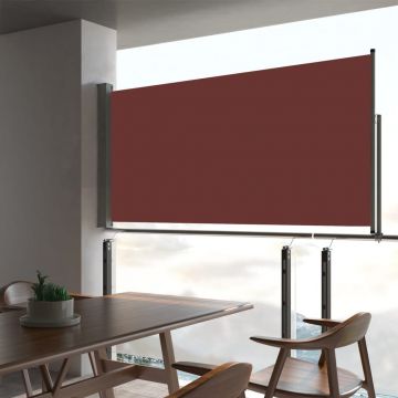 Gossi copertina laterala retractabila de terasa, maro, 80 x 300 cm