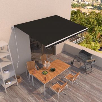 Gossi copertina retractabila automat, antracit, 450x350 cm