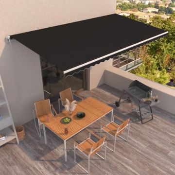 Gossi copertina retractabila automat, antracit, 600x350 cm
