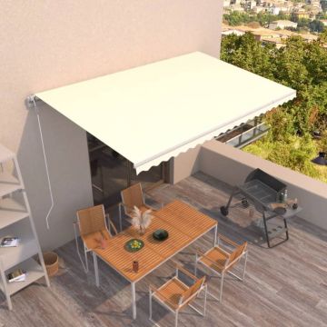 Gossi copertina retractabila automat, crem, 500x350 cm